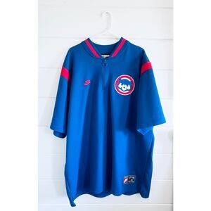 Chicago Cubs Ryne Sandberg Zip Up Jersey Nike Cooperstown Collection, Size XXL